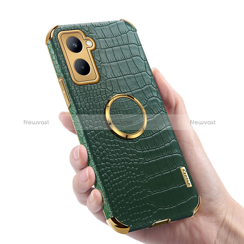 Soft Luxury Leather Snap On Case Cover XD2 for Realme C33 (2023)