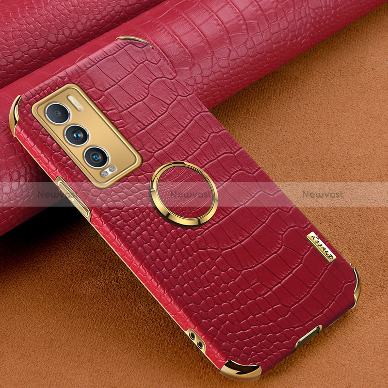 Soft Luxury Leather Snap On Case Cover XD2 for Realme GT Master Explorer 5G Red