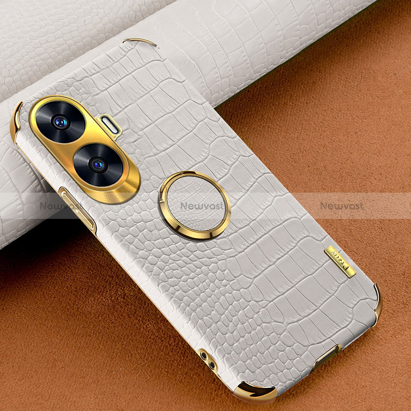 Soft Luxury Leather Snap On Case Cover XD2 for Realme Narzo N55