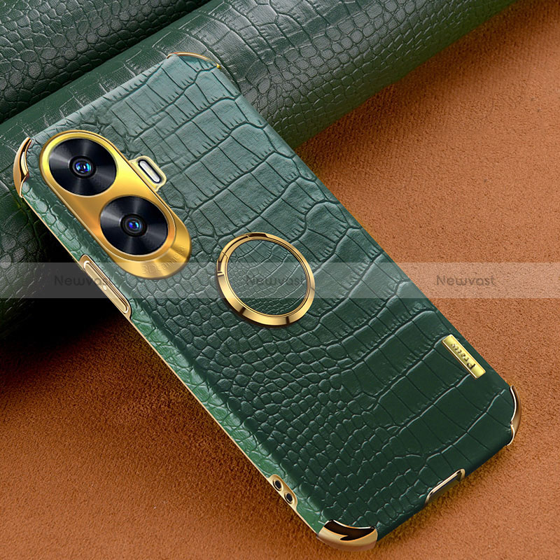 Soft Luxury Leather Snap On Case Cover XD2 for Realme Narzo N55