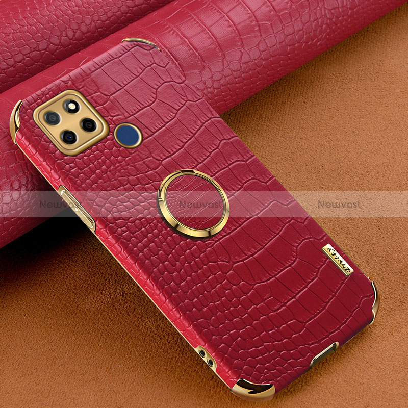 Soft Luxury Leather Snap On Case Cover XD2 for Realme Q2i 5G