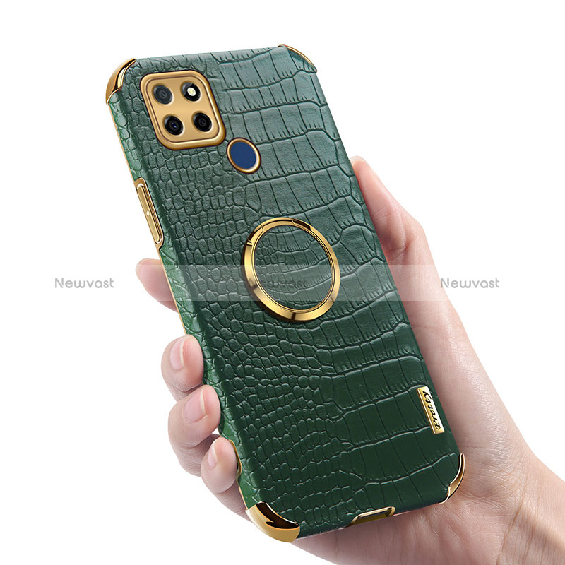 Soft Luxury Leather Snap On Case Cover XD2 for Realme Q2i 5G