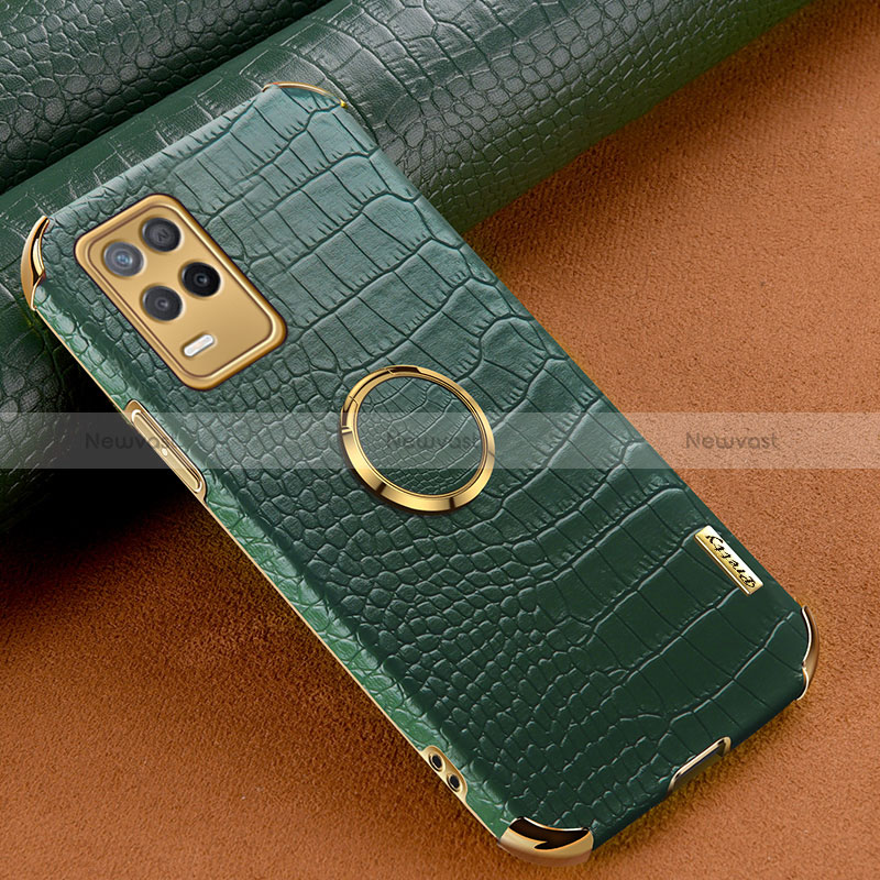 Soft Luxury Leather Snap On Case Cover XD2 for Realme Q3 5G