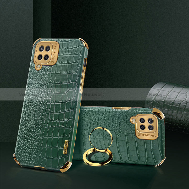 Soft Luxury Leather Snap On Case Cover XD2 for Samsung Galaxy A12 5G Green