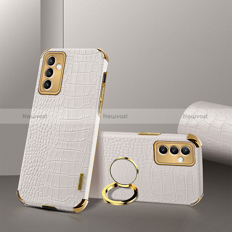 Soft Luxury Leather Snap On Case Cover XD2 for Samsung Galaxy A15 5G White