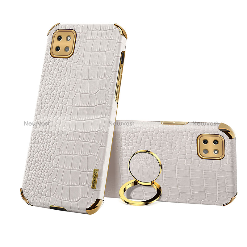 Soft Luxury Leather Snap On Case Cover XD2 for Samsung Galaxy A22 5G