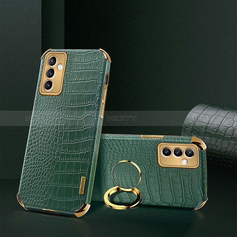 Soft Luxury Leather Snap On Case Cover XD2 for Samsung Galaxy A25 5G Green