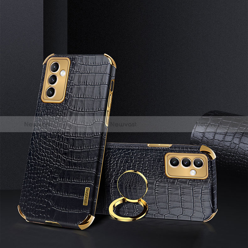 Soft Luxury Leather Snap On Case Cover XD2 for Samsung Galaxy A35 5G Black