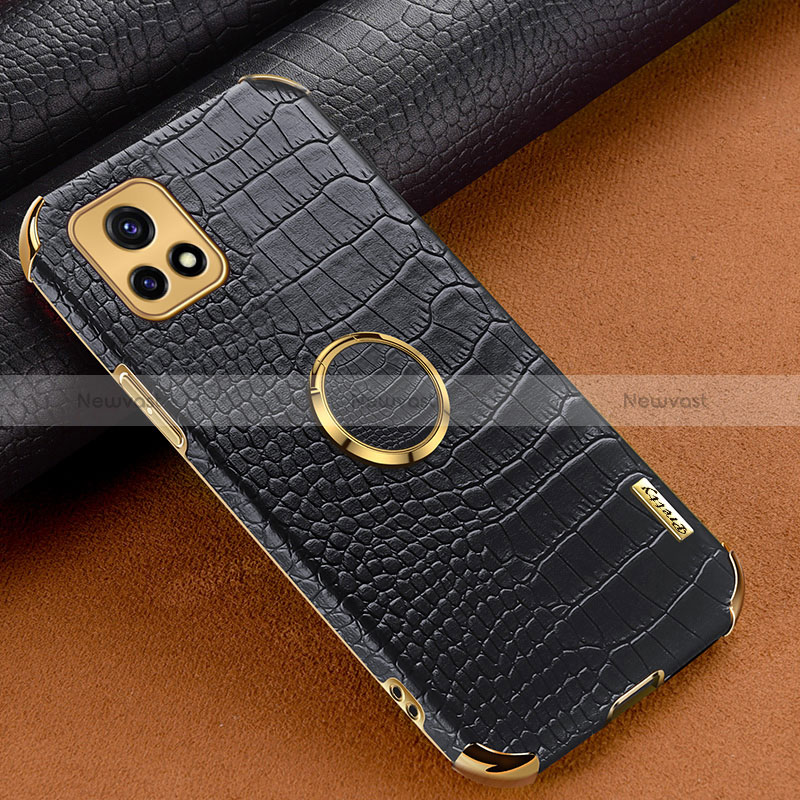 Soft Luxury Leather Snap On Case Cover XD2 for Vivo iQOO U3 5G