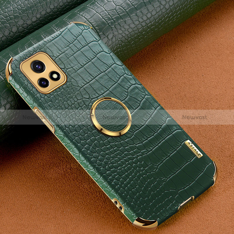 Soft Luxury Leather Snap On Case Cover XD2 for Vivo iQOO U3 5G