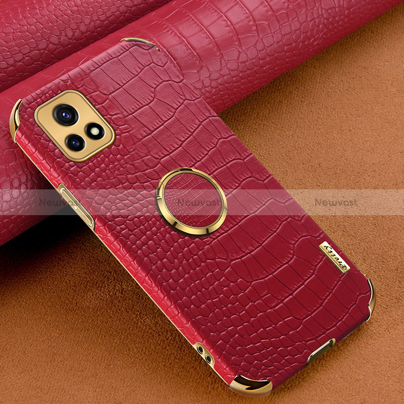 Soft Luxury Leather Snap On Case Cover XD2 for Vivo iQOO U3 5G