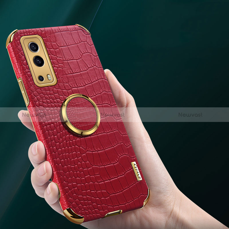 Soft Luxury Leather Snap On Case Cover XD2 for Vivo iQOO Z3 5G