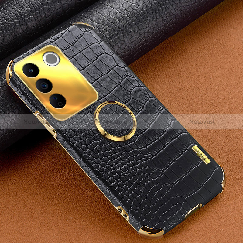 Soft Luxury Leather Snap On Case Cover XD2 for Vivo V27e 5G