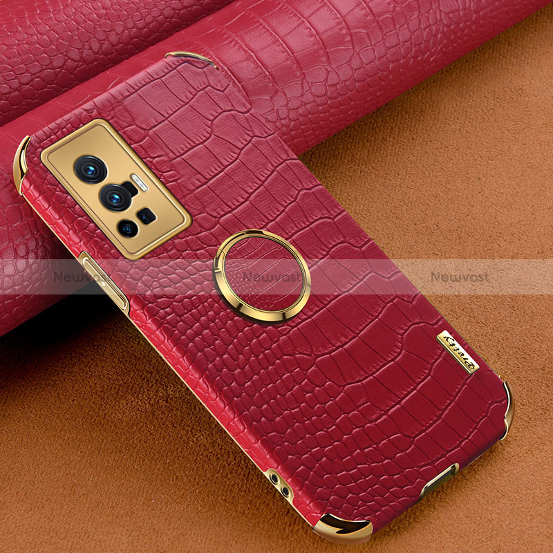 Soft Luxury Leather Snap On Case Cover XD2 for Vivo X70 Pro 5G
