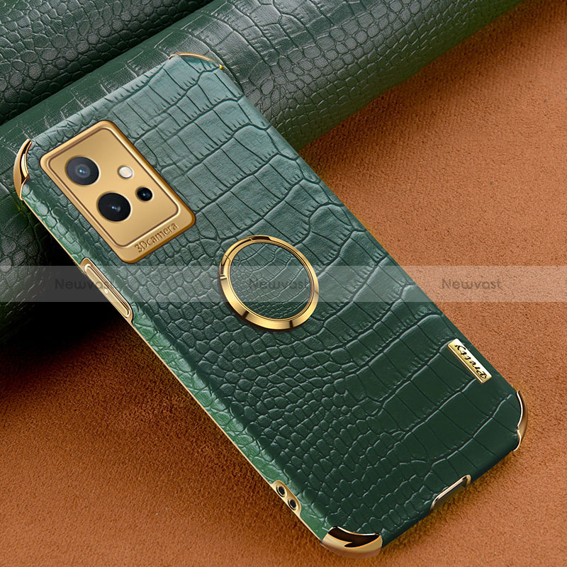 Soft Luxury Leather Snap On Case Cover XD2 for Vivo Y30 5G