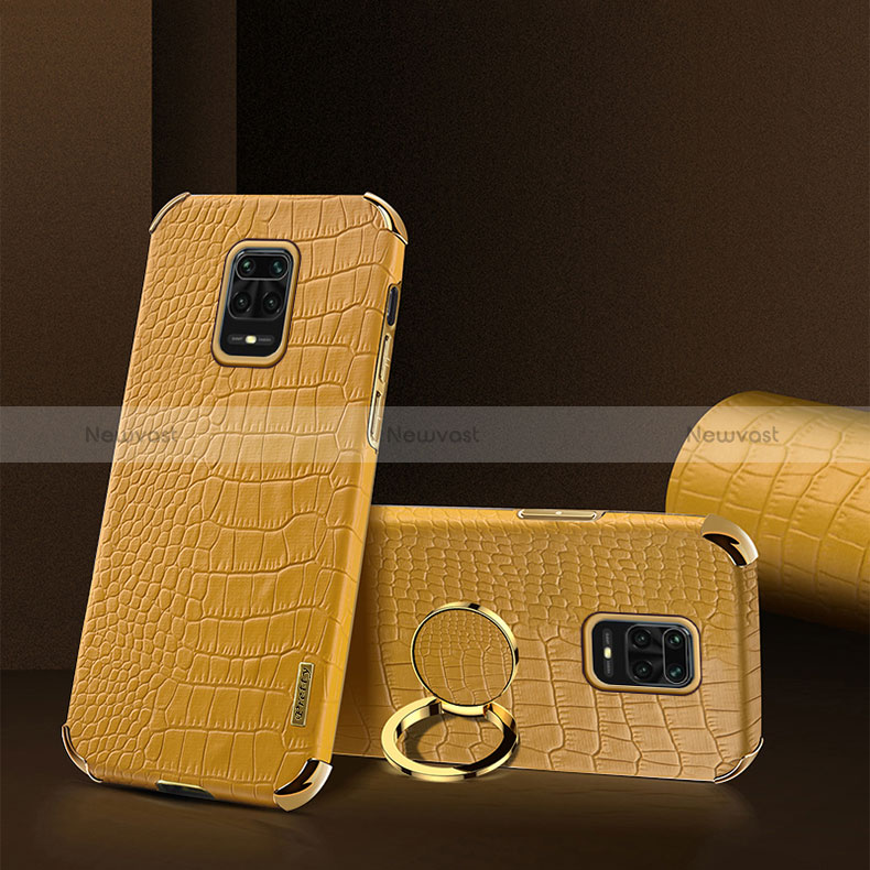 Soft Luxury Leather Snap On Case Cover XD2 for Xiaomi Poco M2 Pro Yellow