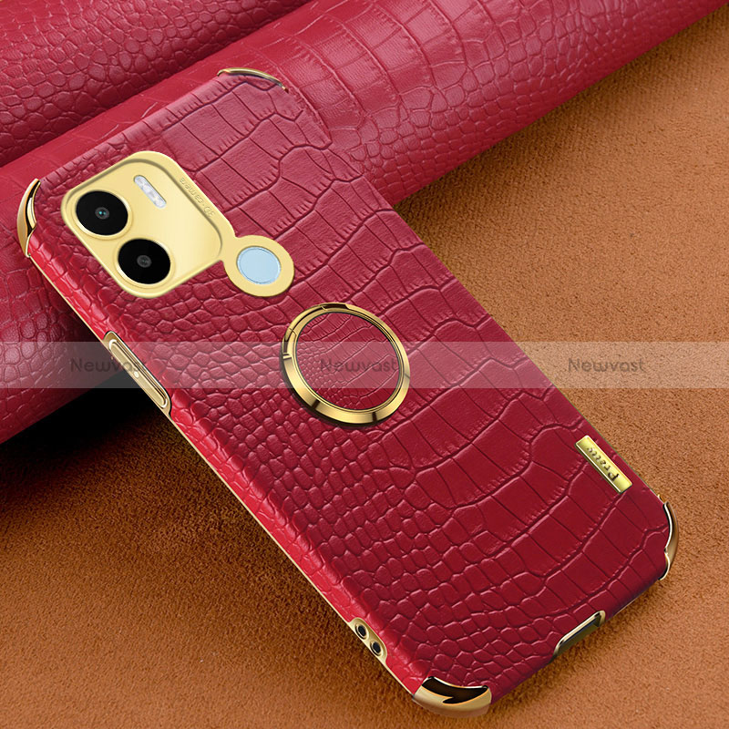 Soft Luxury Leather Snap On Case Cover XD2 for Xiaomi Redmi A1 Plus Red