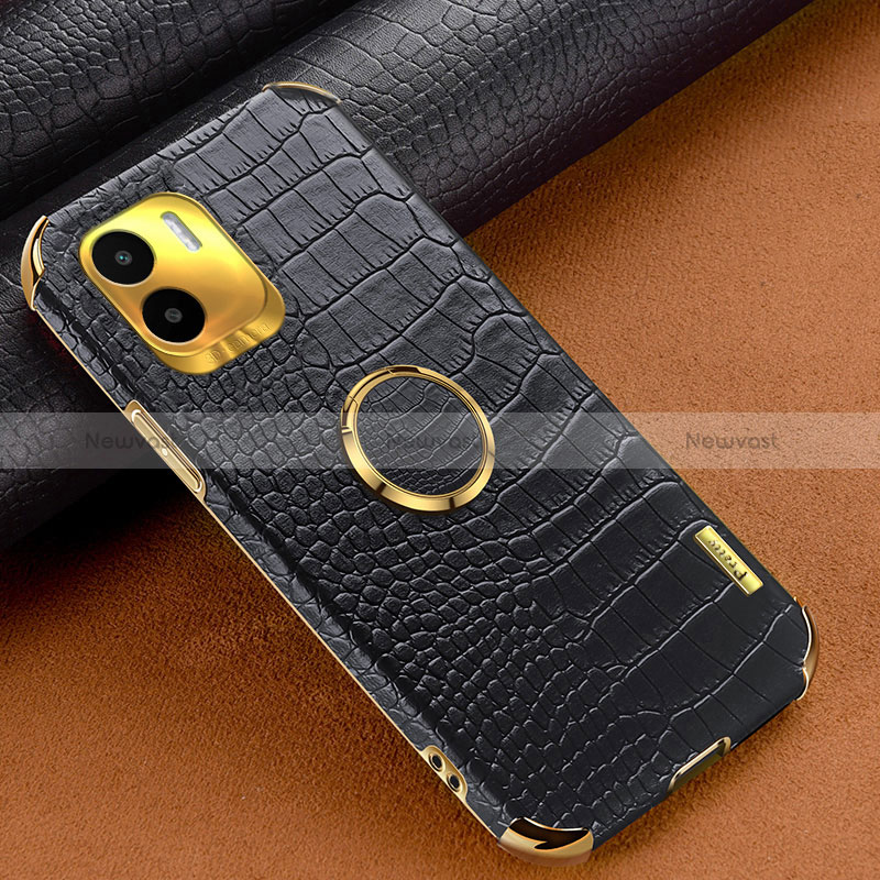 Soft Luxury Leather Snap On Case Cover XD2 for Xiaomi Redmi A2 Black