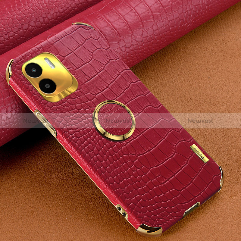 Soft Luxury Leather Snap On Case Cover XD2 for Xiaomi Redmi A2 Plus Red