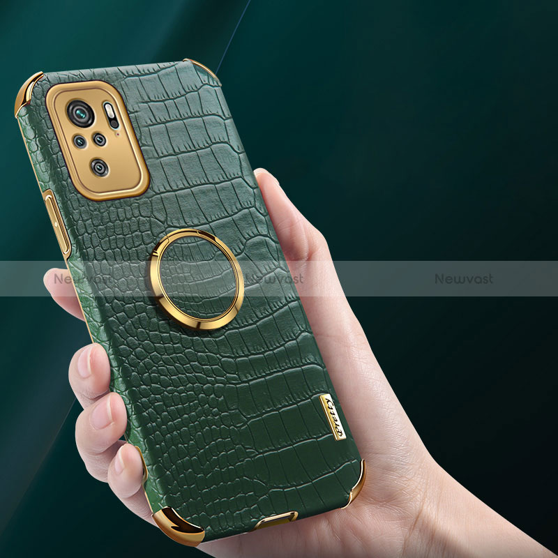 Soft Luxury Leather Snap On Case Cover XD2 for Xiaomi Redmi Note 10 4G
