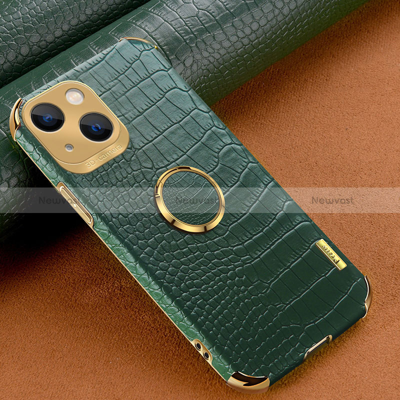 Soft Luxury Leather Snap On Case Cover XD3 for Apple iPhone 15