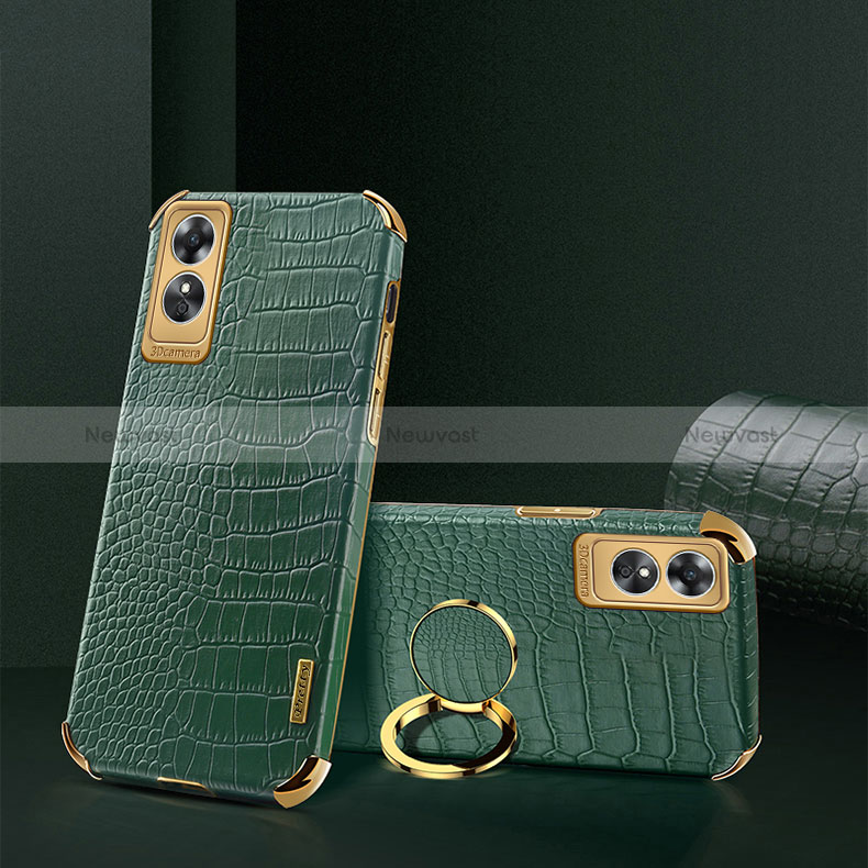 Soft Luxury Leather Snap On Case Cover XD3 for Oppo A17