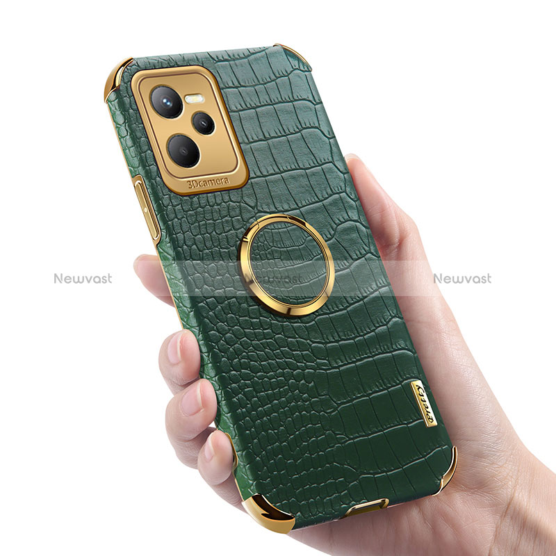 Soft Luxury Leather Snap On Case Cover XD3 for Realme Narzo 50A Prime