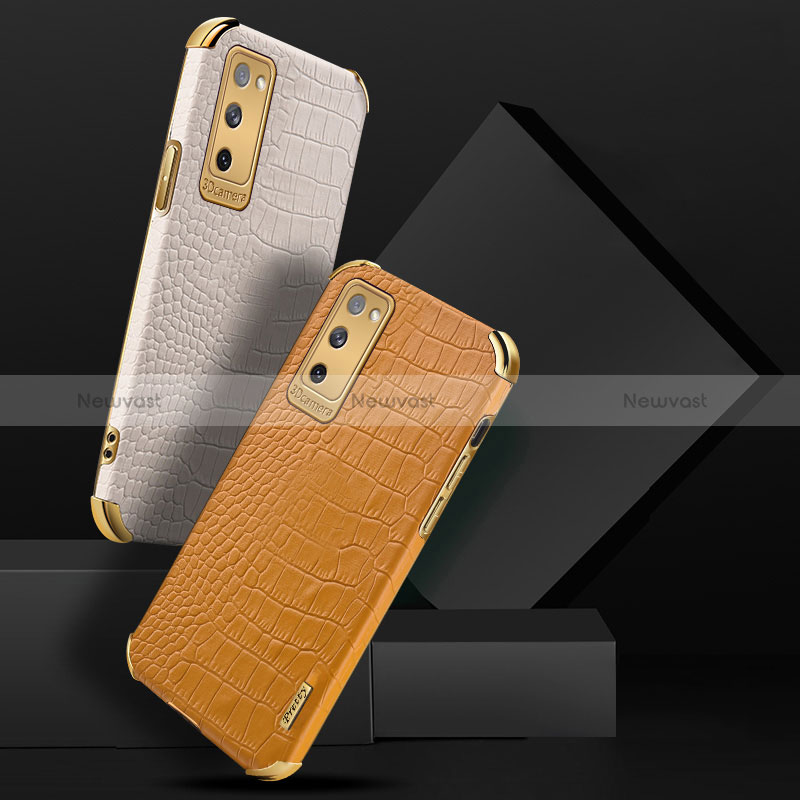 Soft Luxury Leather Snap On Case Cover XD3 for Samsung Galaxy S20 FE 4G