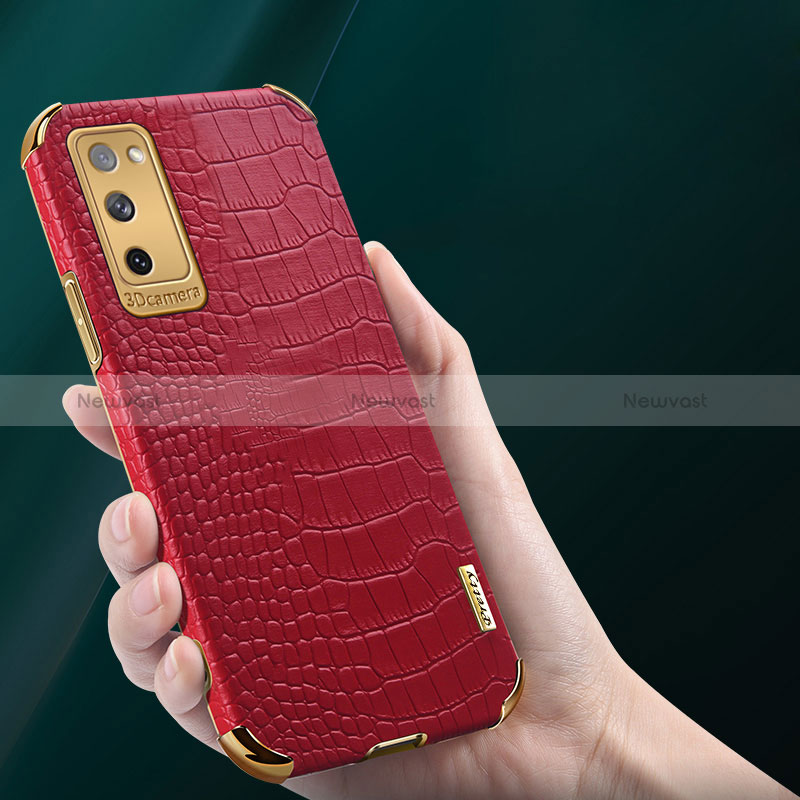 Soft Luxury Leather Snap On Case Cover XD3 for Samsung Galaxy S20 FE 4G