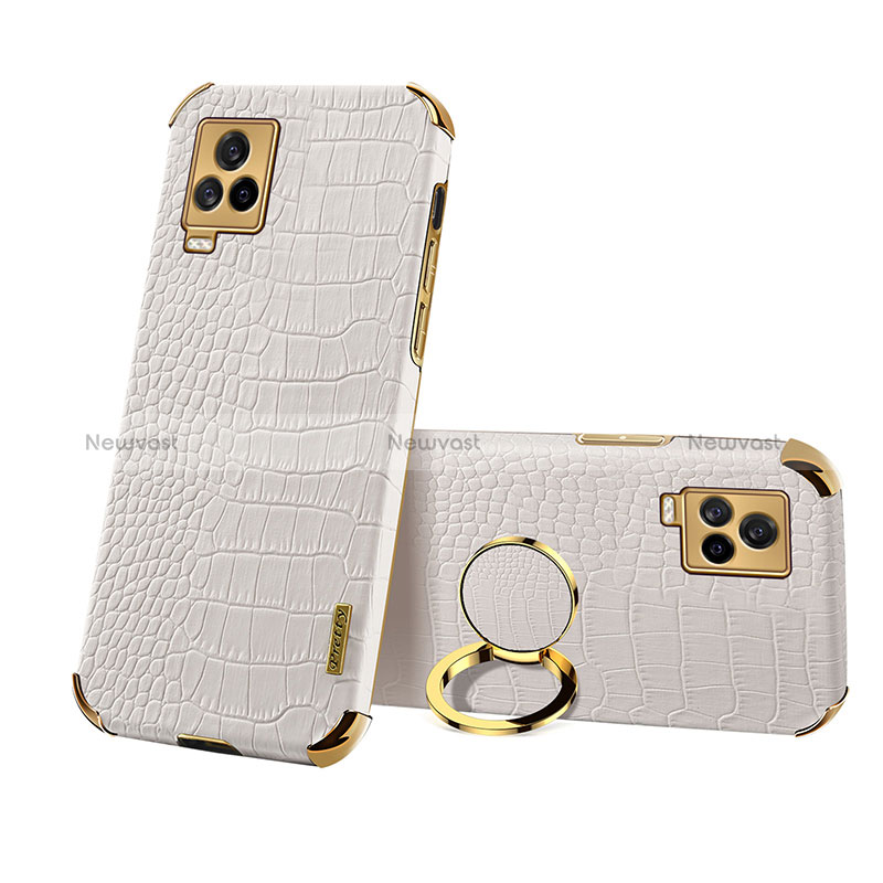 Soft Luxury Leather Snap On Case Cover XD3 for Vivo iQOO 7 5G