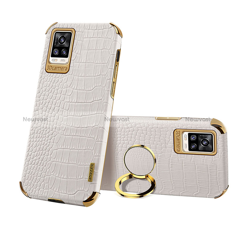 Soft Luxury Leather Snap On Case Cover XD3 for Vivo V20 (2021)