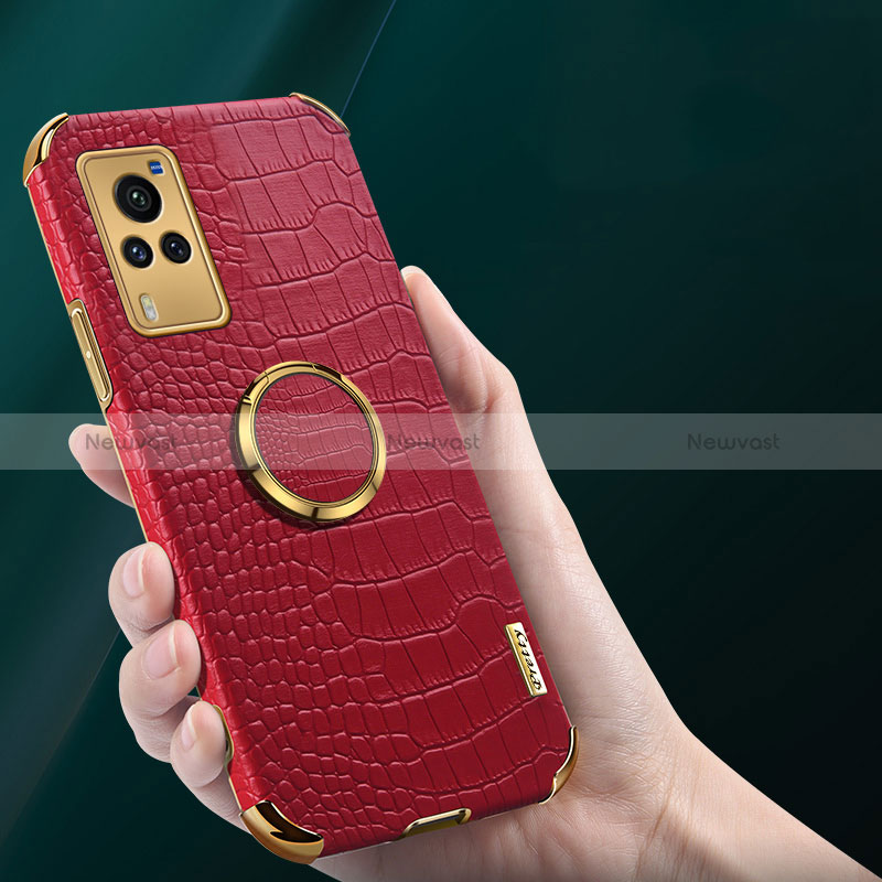 Soft Luxury Leather Snap On Case Cover XD3 for Vivo X60 Pro 5G