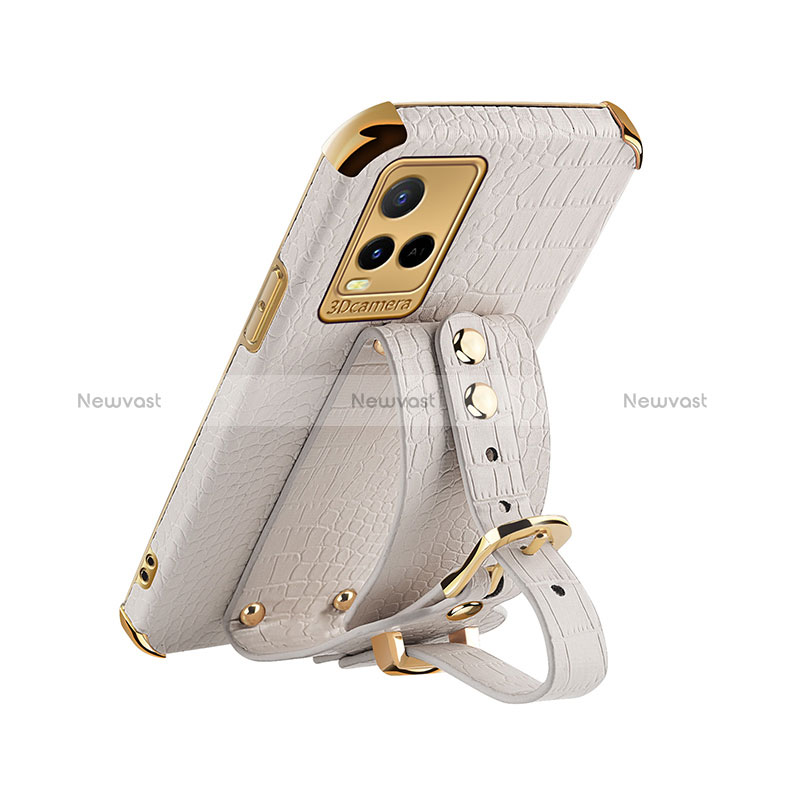 Soft Luxury Leather Snap On Case Cover XD3 for Vivo Y21e