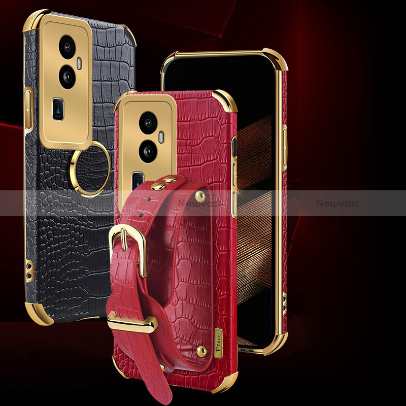 Soft Luxury Leather Snap On Case Cover XD4 for Oppo Reno10 Pro+ Plus 5G