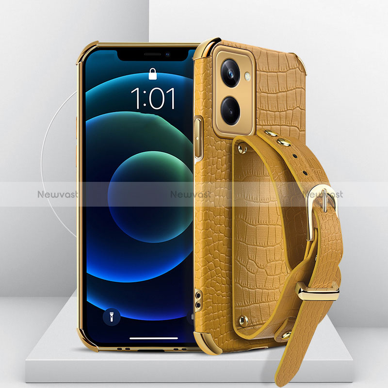 Soft Luxury Leather Snap On Case Cover XD4 for Realme 10 Pro 5G