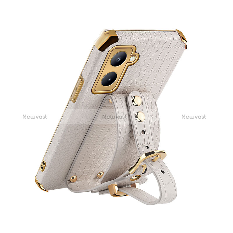 Soft Luxury Leather Snap On Case Cover XD4 for Realme C33 (2023)