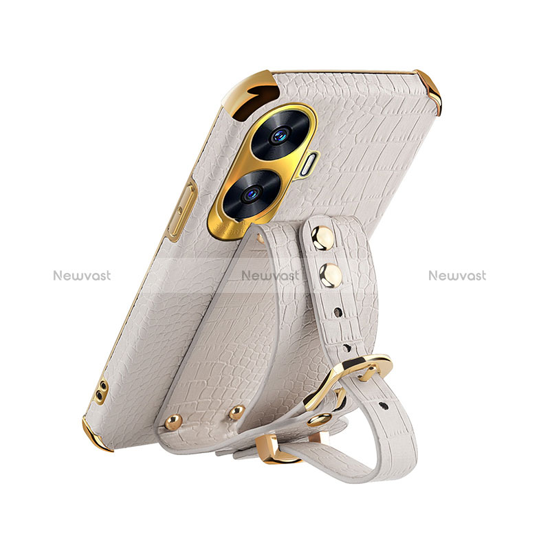 Soft Luxury Leather Snap On Case Cover XD4 for Realme C55