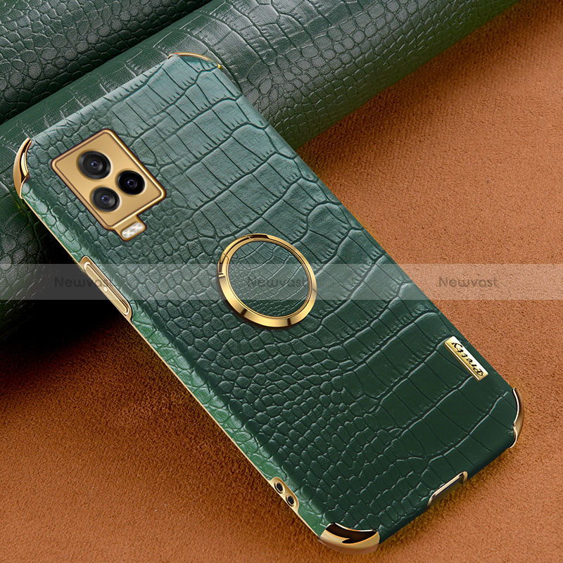 Soft Luxury Leather Snap On Case Cover XD4 for Vivo iQOO 7 5G