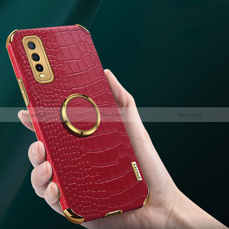 Soft Luxury Leather Snap On Case Cover XD4 for Vivo iQOO U1