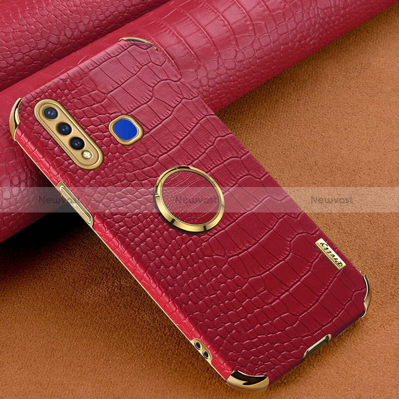 Soft Luxury Leather Snap On Case Cover XD4 for Vivo iQOO U3 4G