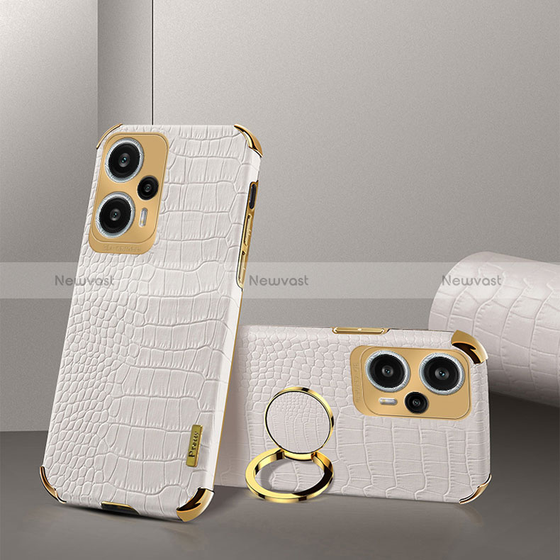 Soft Luxury Leather Snap On Case Cover XD4 for Xiaomi Poco F5 5G