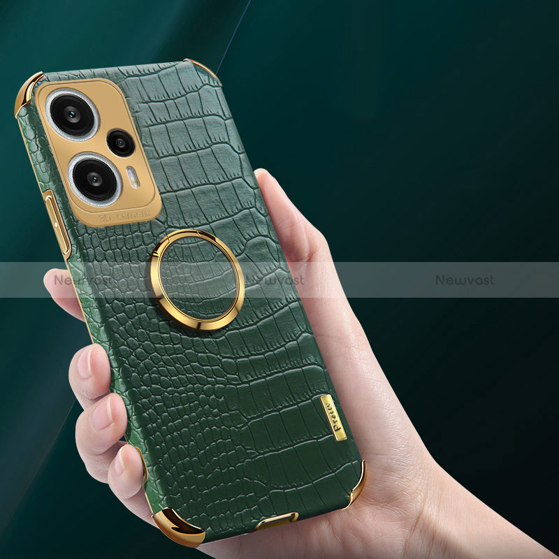 Soft Luxury Leather Snap On Case Cover XD4 for Xiaomi Poco F5 5G