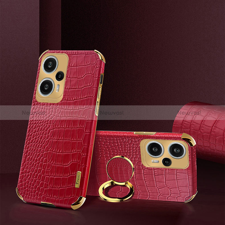 Soft Luxury Leather Snap On Case Cover XD4 for Xiaomi Redmi Note 12 Turbo 5G