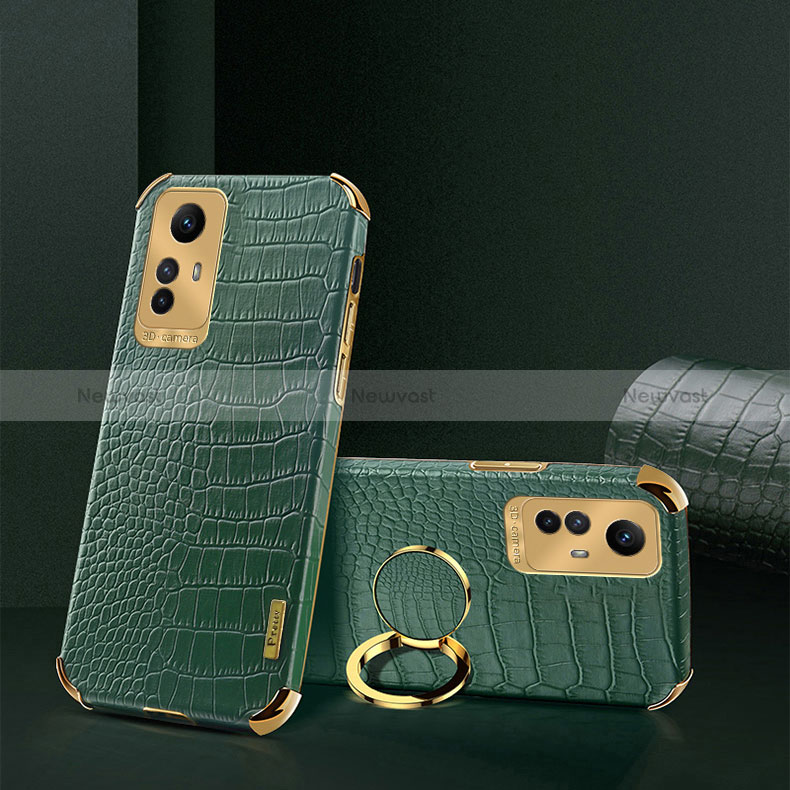 Soft Luxury Leather Snap On Case Cover XD4 for Xiaomi Redmi Note 12S Green