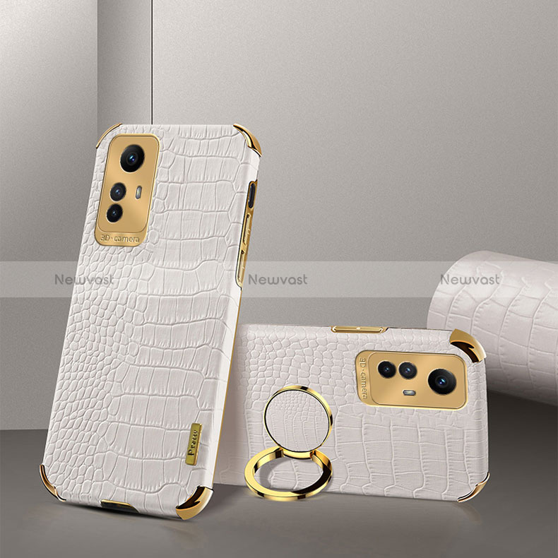 Soft Luxury Leather Snap On Case Cover XD4 for Xiaomi Redmi Note 12S White