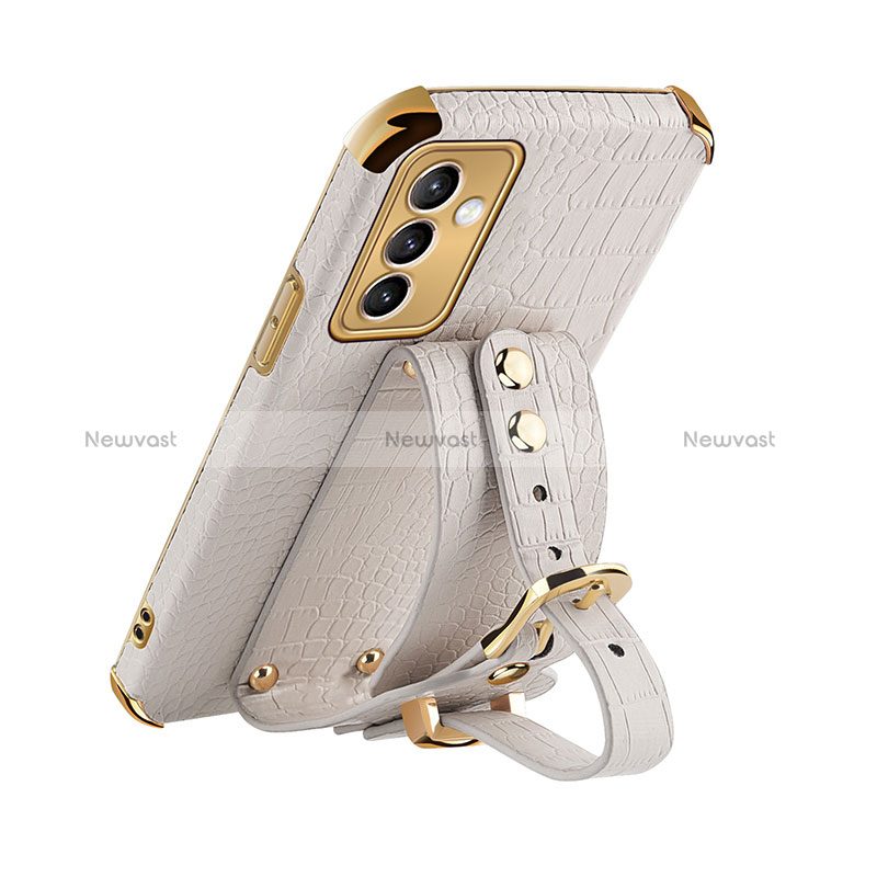 Soft Luxury Leather Snap On Case Cover XD5 for Samsung Galaxy A15 4G