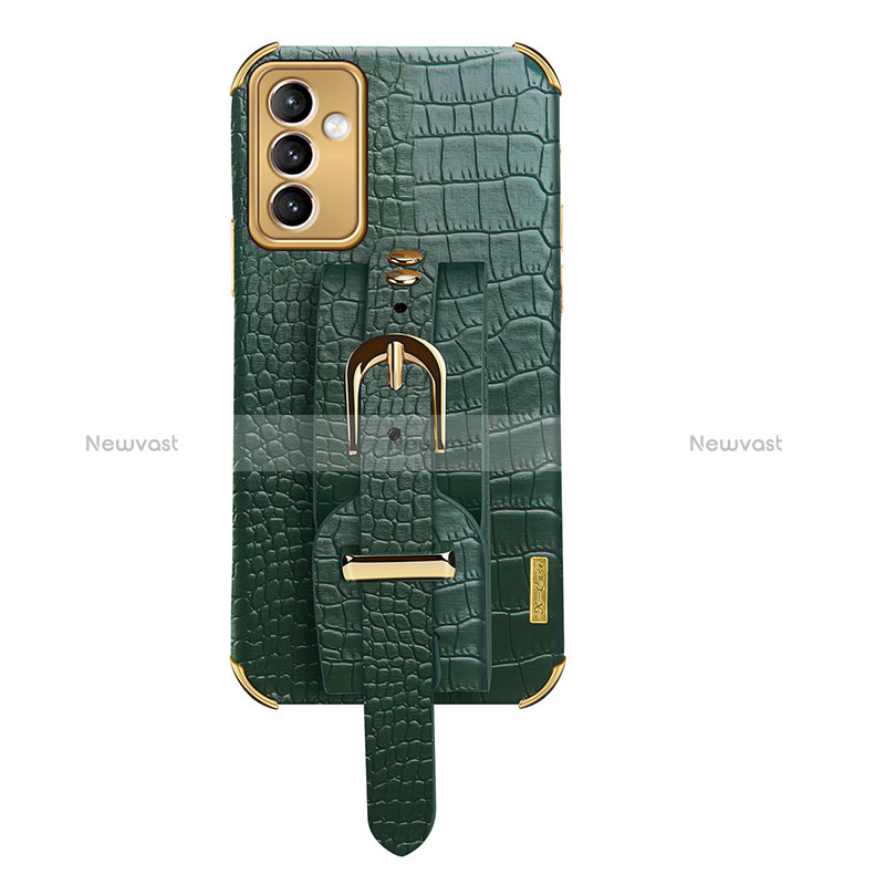 Soft Luxury Leather Snap On Case Cover XD5 for Samsung Galaxy A15 4G Green