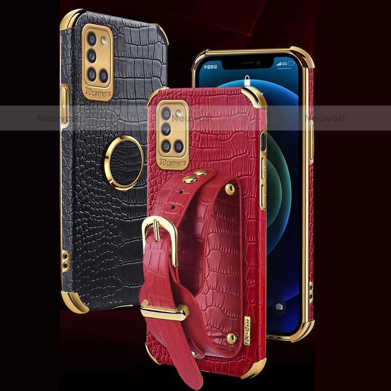 Soft Luxury Leather Snap On Case Cover XD5 for Samsung Galaxy A31