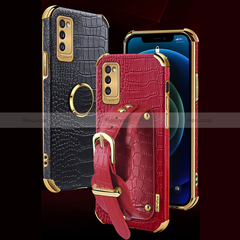 Soft Luxury Leather Snap On Case Cover XD5 for Samsung Galaxy A41