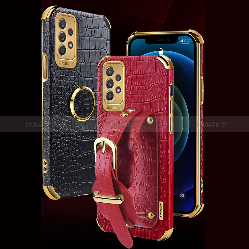 Soft Luxury Leather Snap On Case Cover XD5 for Samsung Galaxy A53 5G